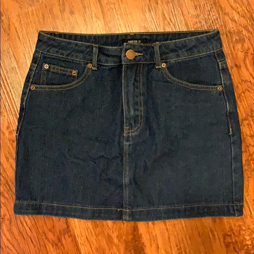 Forever 21 Jean Skirt